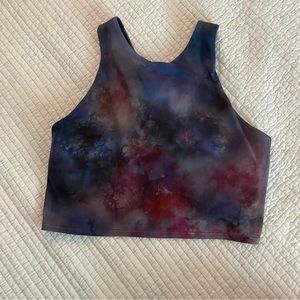 Athleta Galaxy Print Cropped Top